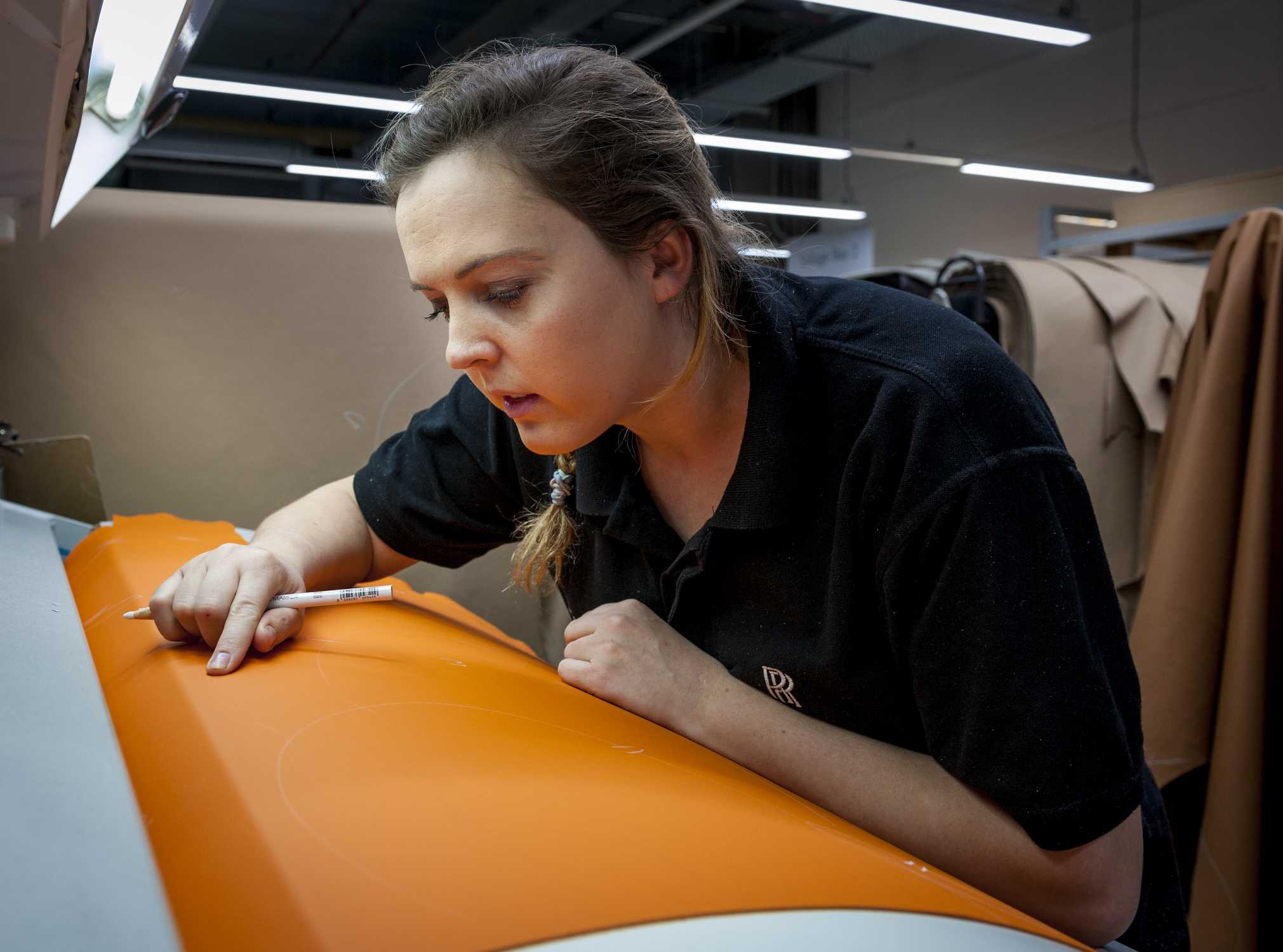 GEORGINA HEATH, ROLLS-ROYCE MOTOR CARS APPRENTICE