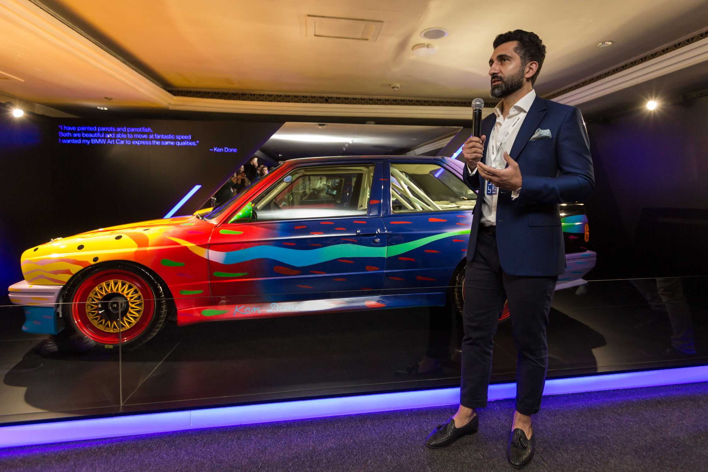 BMW Group at Art Dubai 2019. Dr. Hamid Haqparwar Managing Director of the BMW Group Middle East. (03/2019)