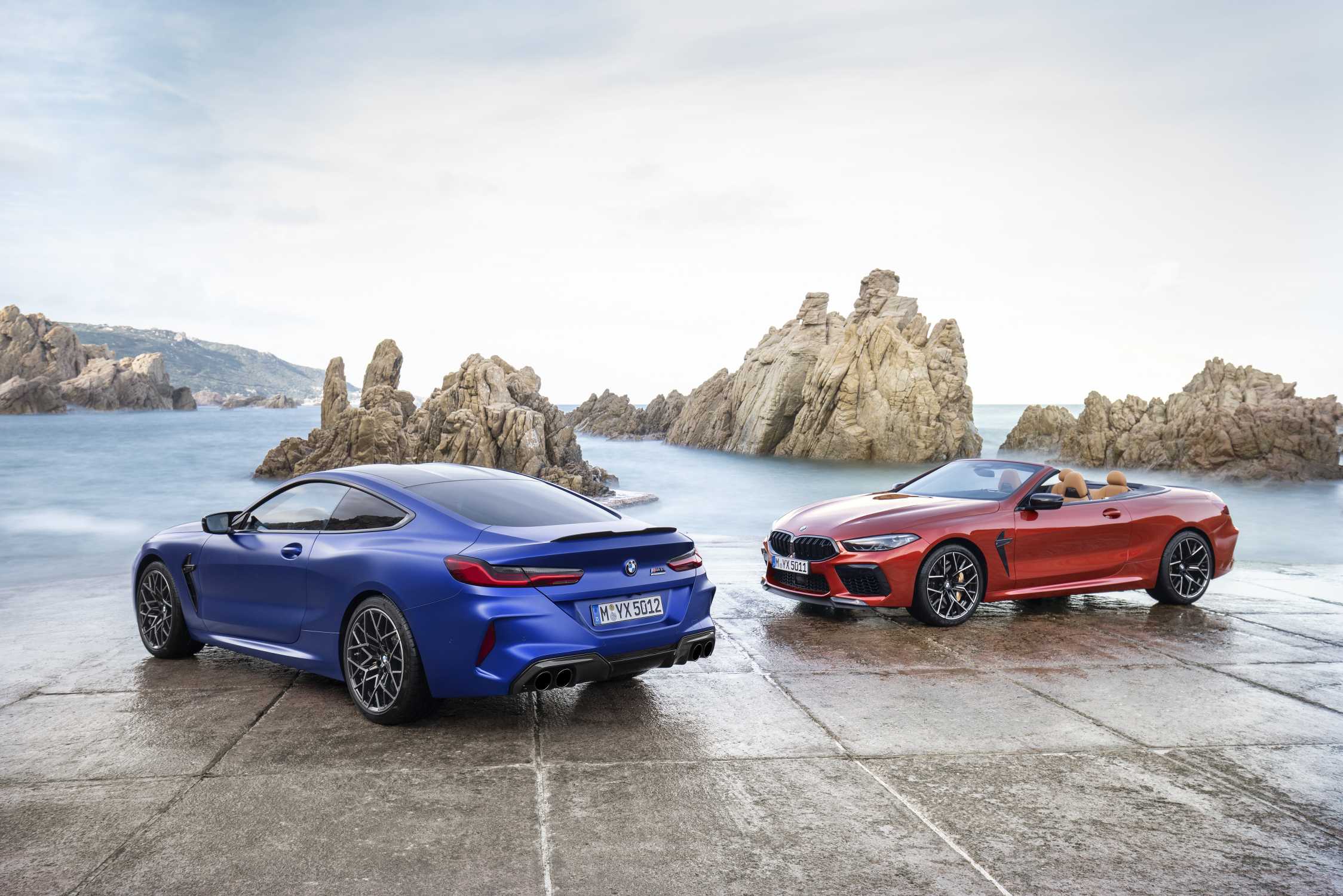 The new BMW M8 Competition Coupé, the new BMW M8 Competition Convertible,  the new BMW M8 Competition Gran Coupé.