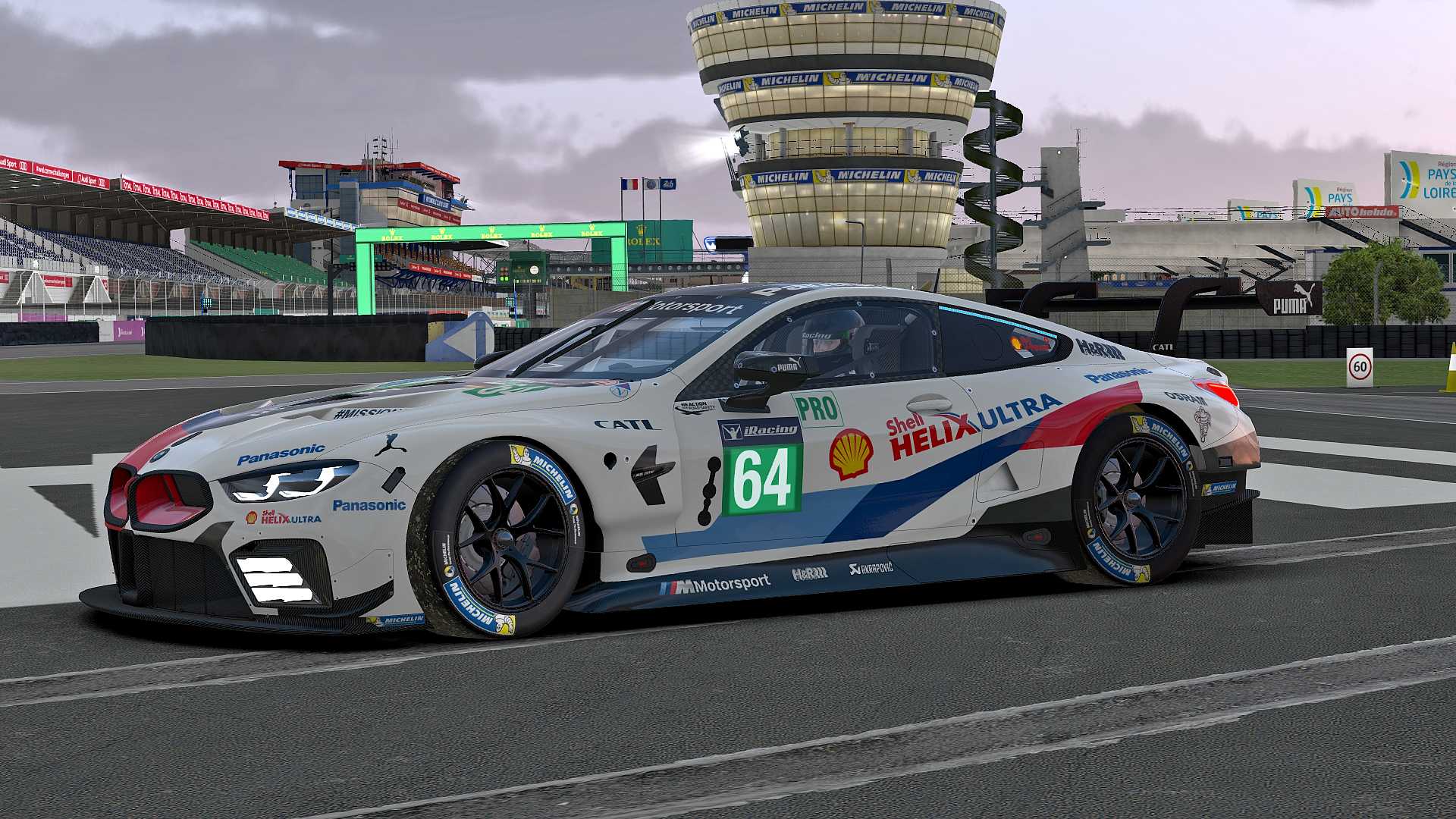BMW M8 GTE In Action At Monza Circuit Ahead Of The 24 Hours Of Le Mans ...