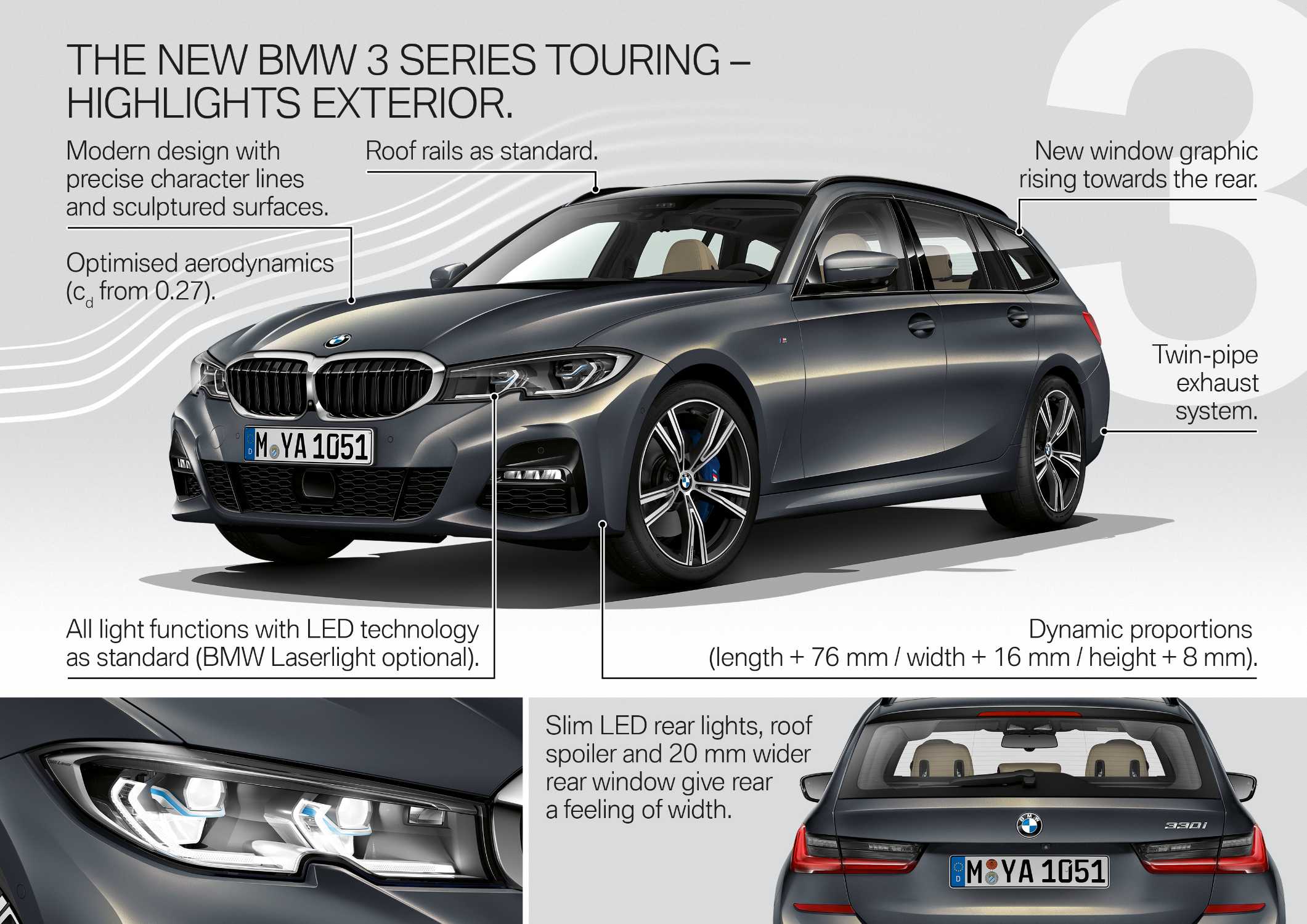 BMW 3 series Touring M pack g21 2020