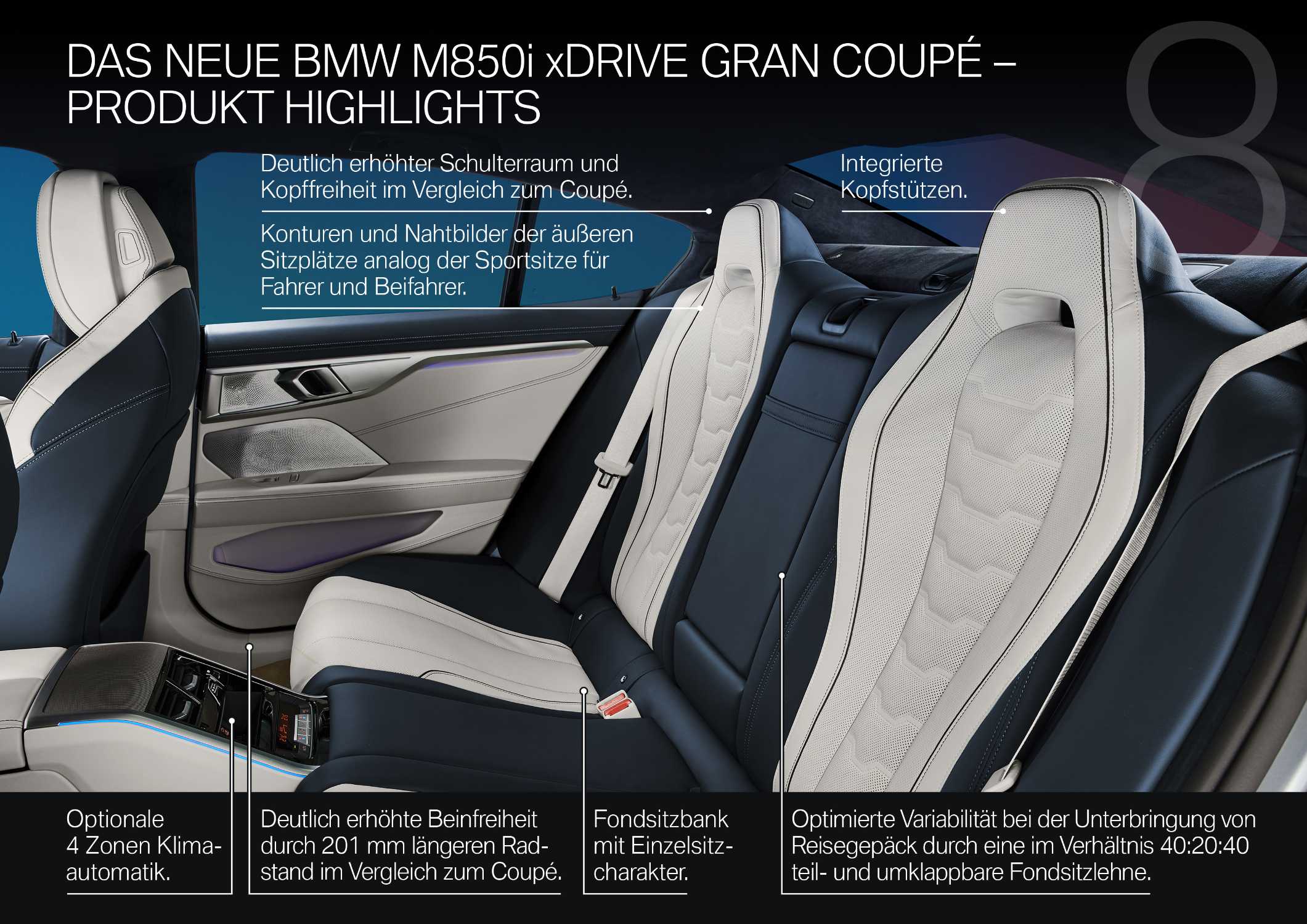 Das neue BMW 8er Gran Coupé (06/2019).