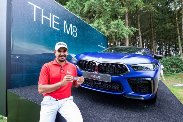 Bmw International Open 2019 Bhullar Wins The Bmw M8 Competition Coupe With An Ace Before The World Premiere Of The Luxury Sports Car