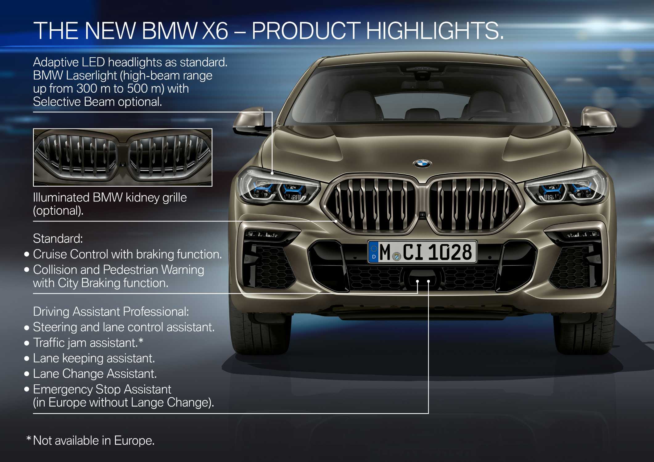 The new BMW X6. A leader with broad shoulders.