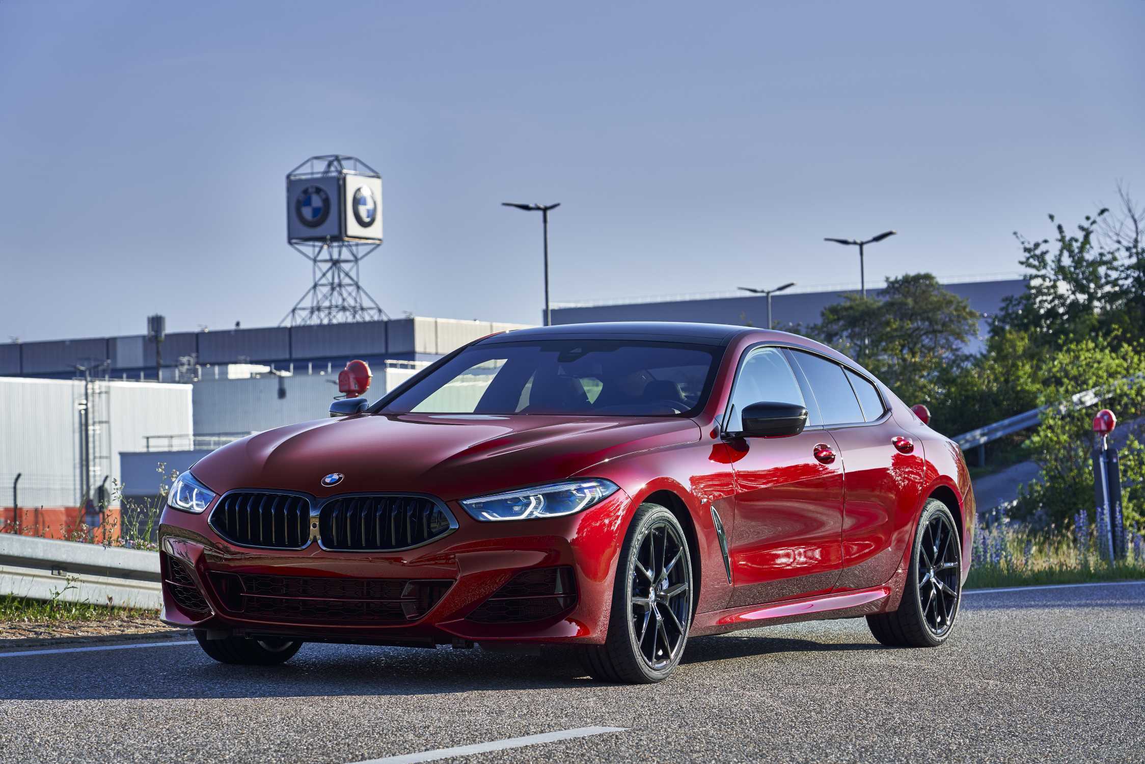 The new BMW 8 Series Gran Coupé on the break-in course at BMW Group Plant Dingolfing (07/2019)