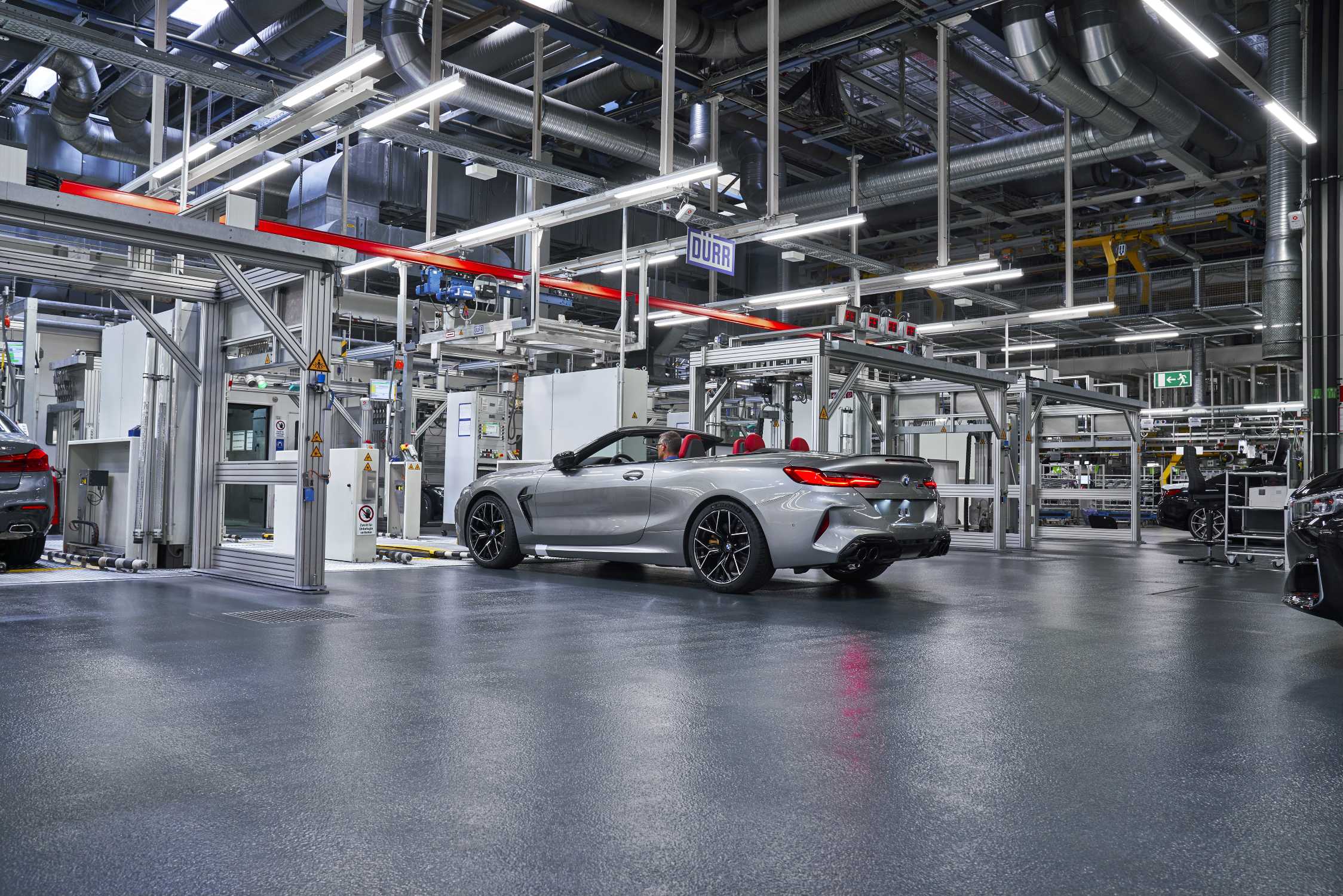 The new BMW M8 Competition Cabriolet in the finish and test area of BMW Group Plant Dingolfing (07/2019)