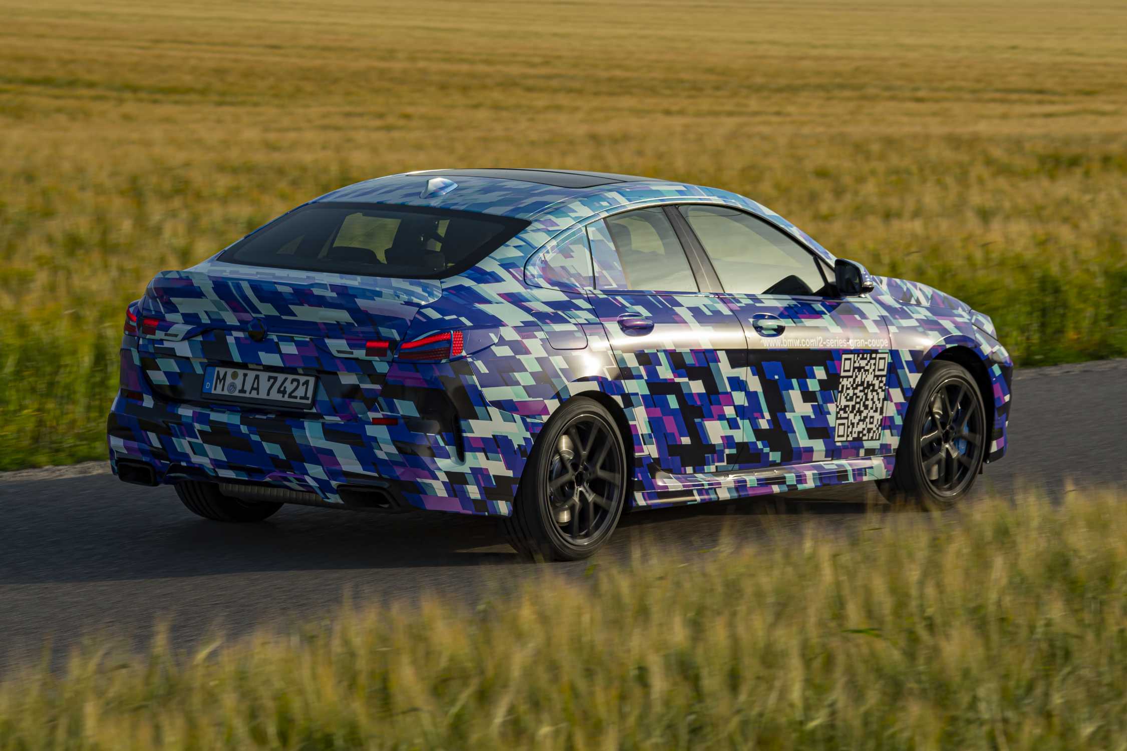 Testing in the north of Munich – The all-new BMW 2 Series Gran Coupé (07/2019).