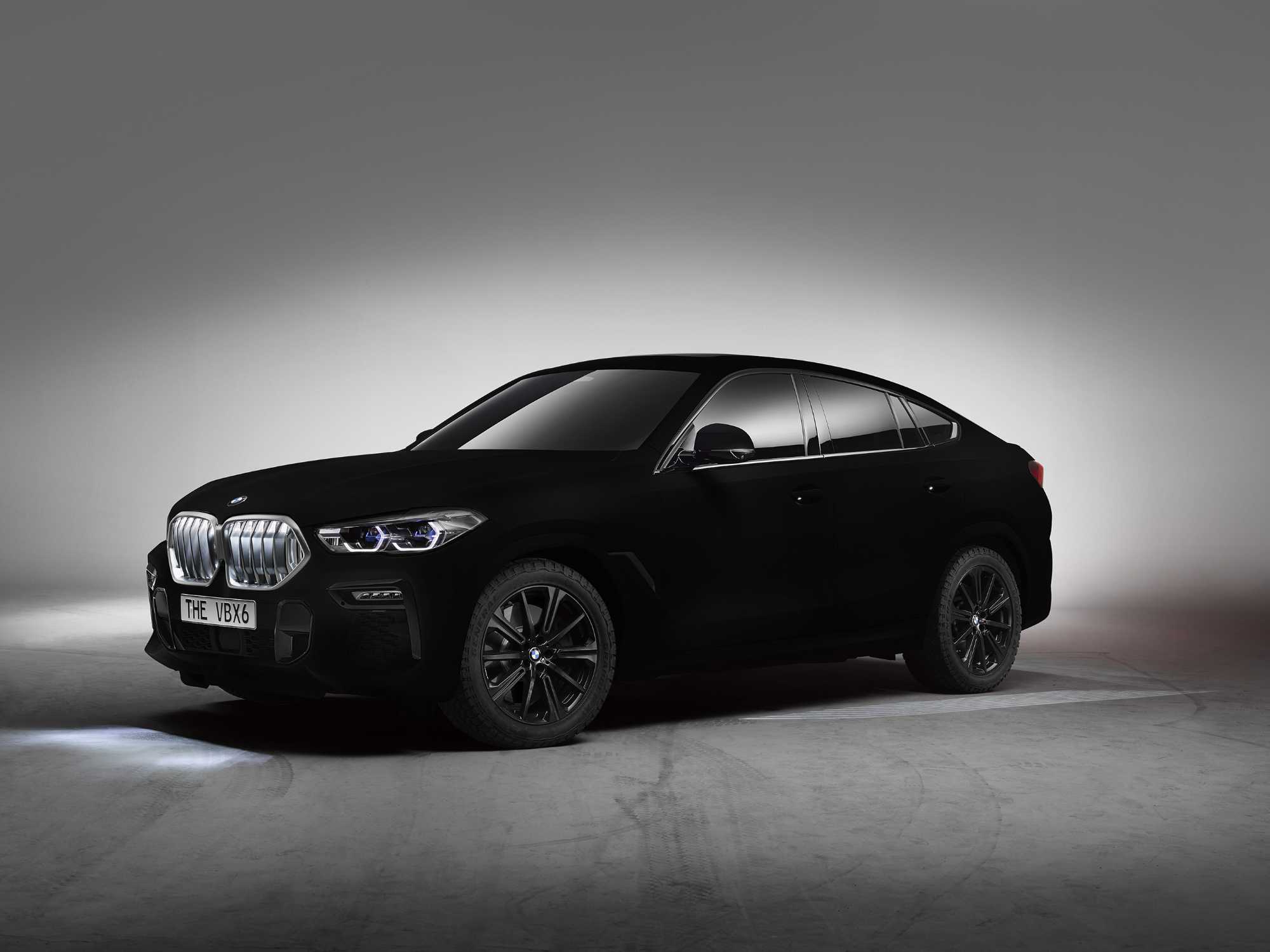 The BMW Vantablack X6 – Studio shots (08/2019).