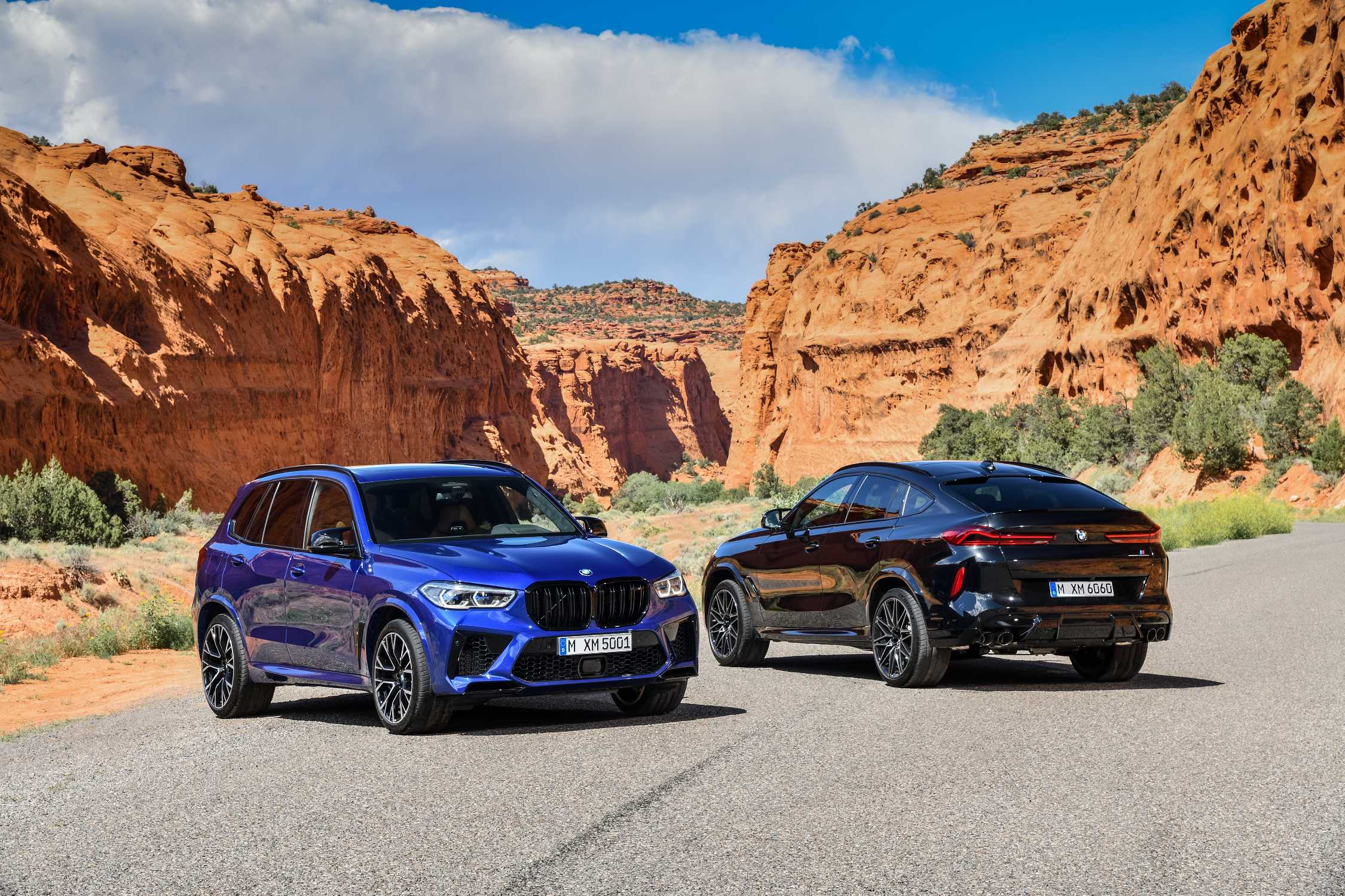 The new BMW X5 M and BMW X5 M Competition. 
The new BMW X6 M and BMW X6 M Competition (10/2019).