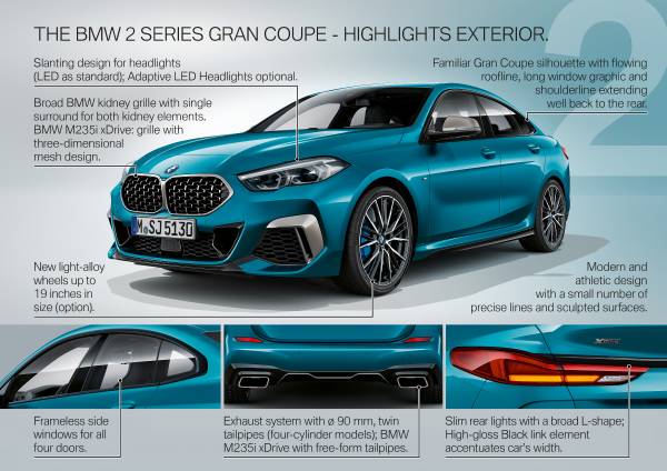 The first-ever BMW 2 Series Gran Coupe.