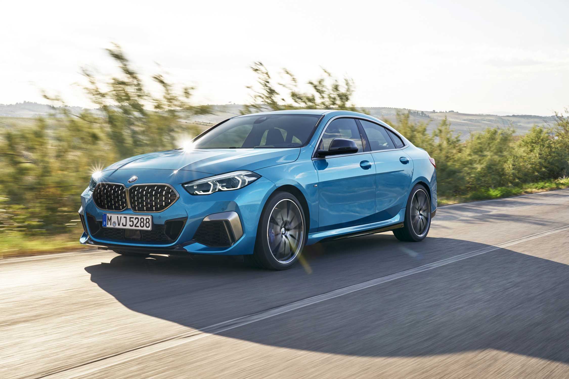 The all-new BMW 2 Series Gran Coupe, BMW M235i xDrive, Snapper Rocks blue metallic, Rim 19” Styling 552 M (10/2019).