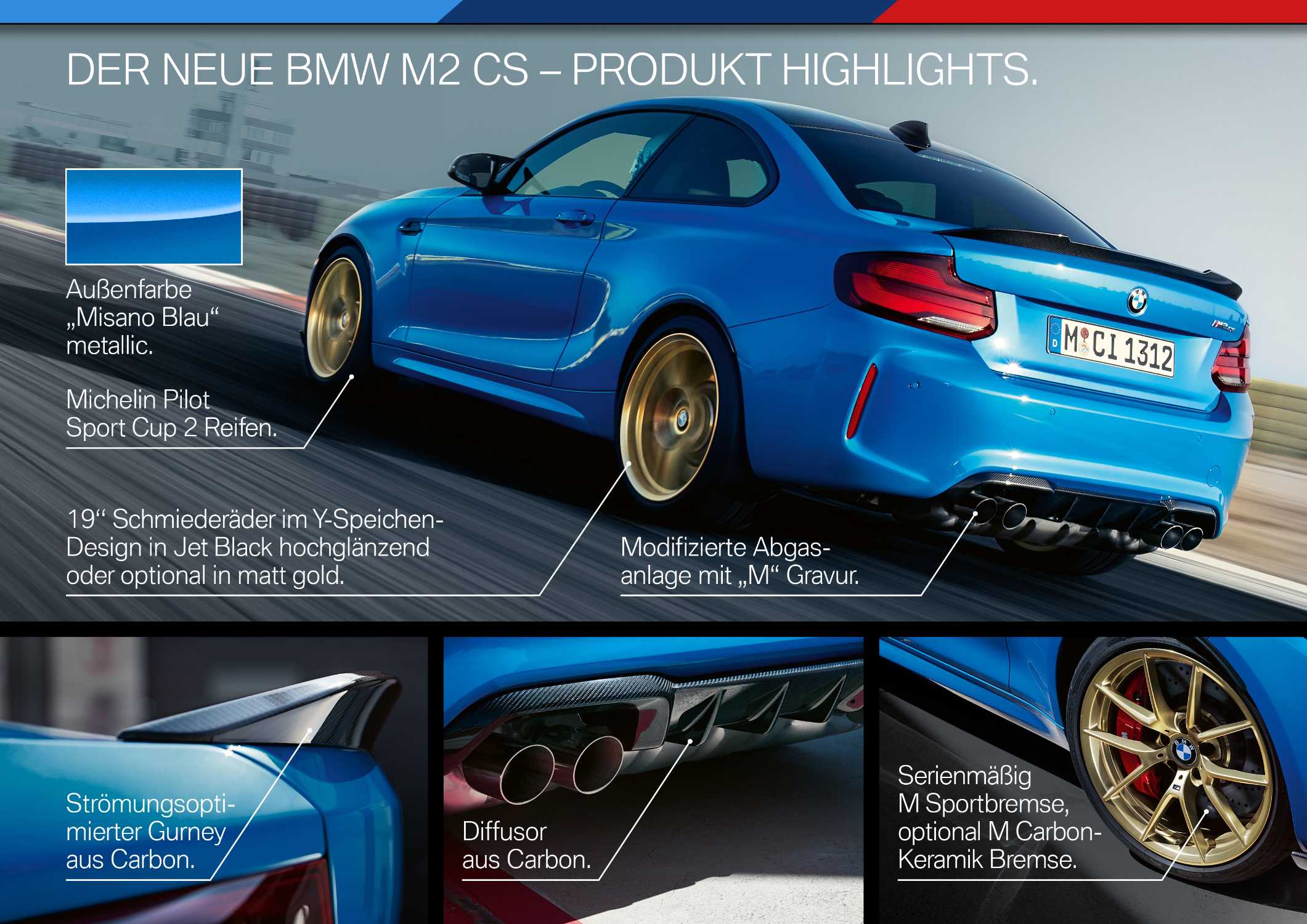 Der neue BMW M2 CS (11/2019).