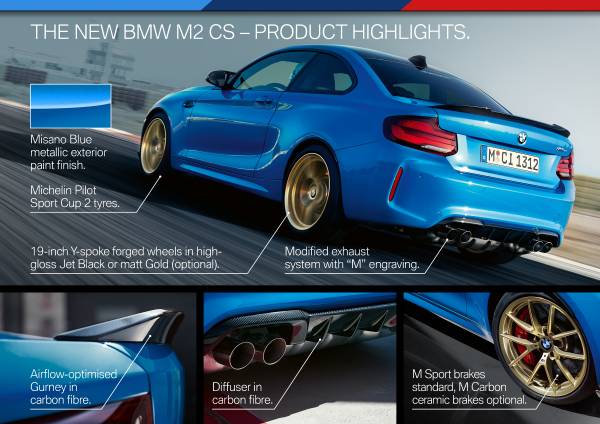 The all-new BMW M2 CS (11/2019).