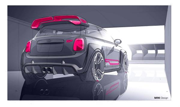 Emotional and highly dynamic: the design of the MINI John Cooper Works GP.