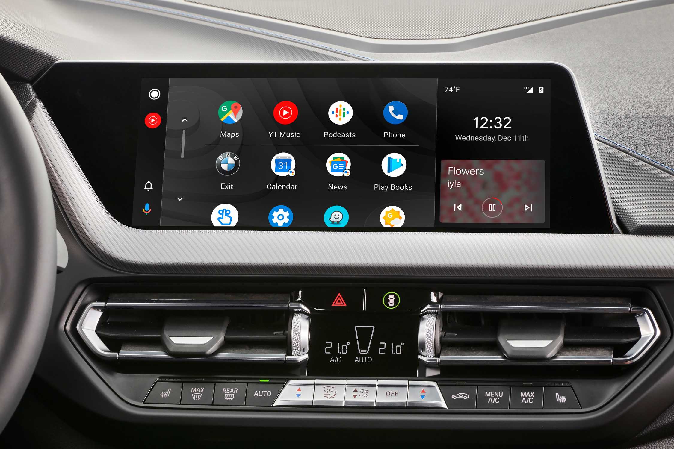 Android Auto zieht in den BMW ein. Die kabellose Integration ist ab Mitte  2020 verfügbar.