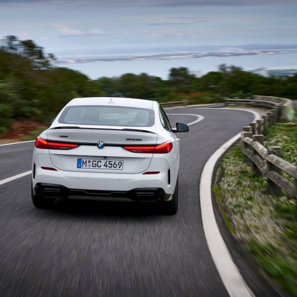 The first-ever BMW M235i xDrive Gran Coupe, Alpine white (02/2020).