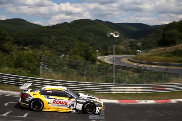 nurburgring ger 12th july 2020 bmw m motorsport rowe racing lucas auer nick yelloly bmw m6 gt3 no 98 bmw press bmw group