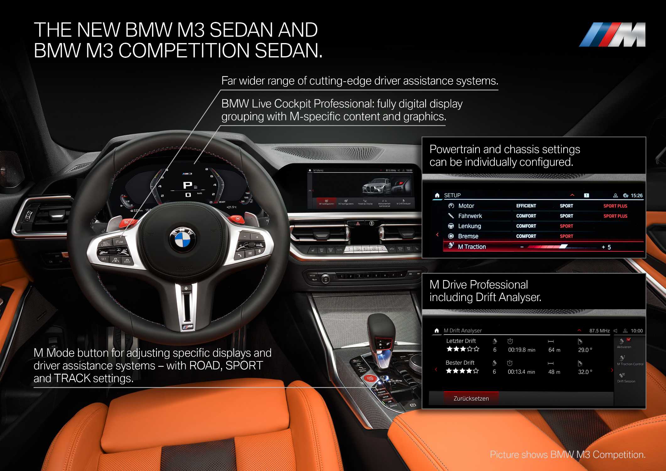 The new BMW M3 Competition Sedan (09/2020).