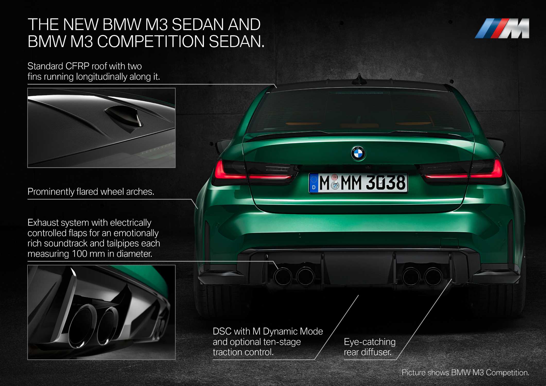 The new BMW M3 Competition Sedan (09/2020).