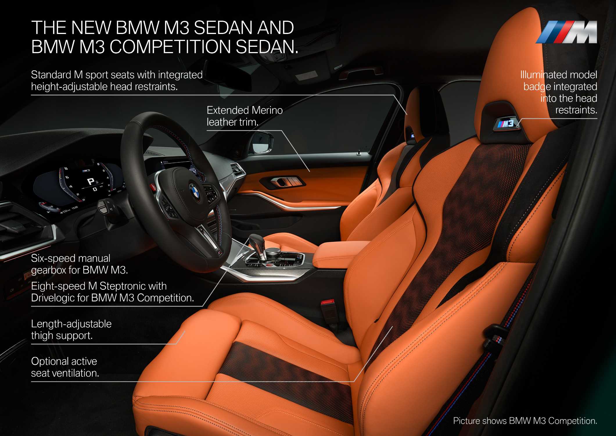 The new BMW M3 Competition Sedan (09/2020).