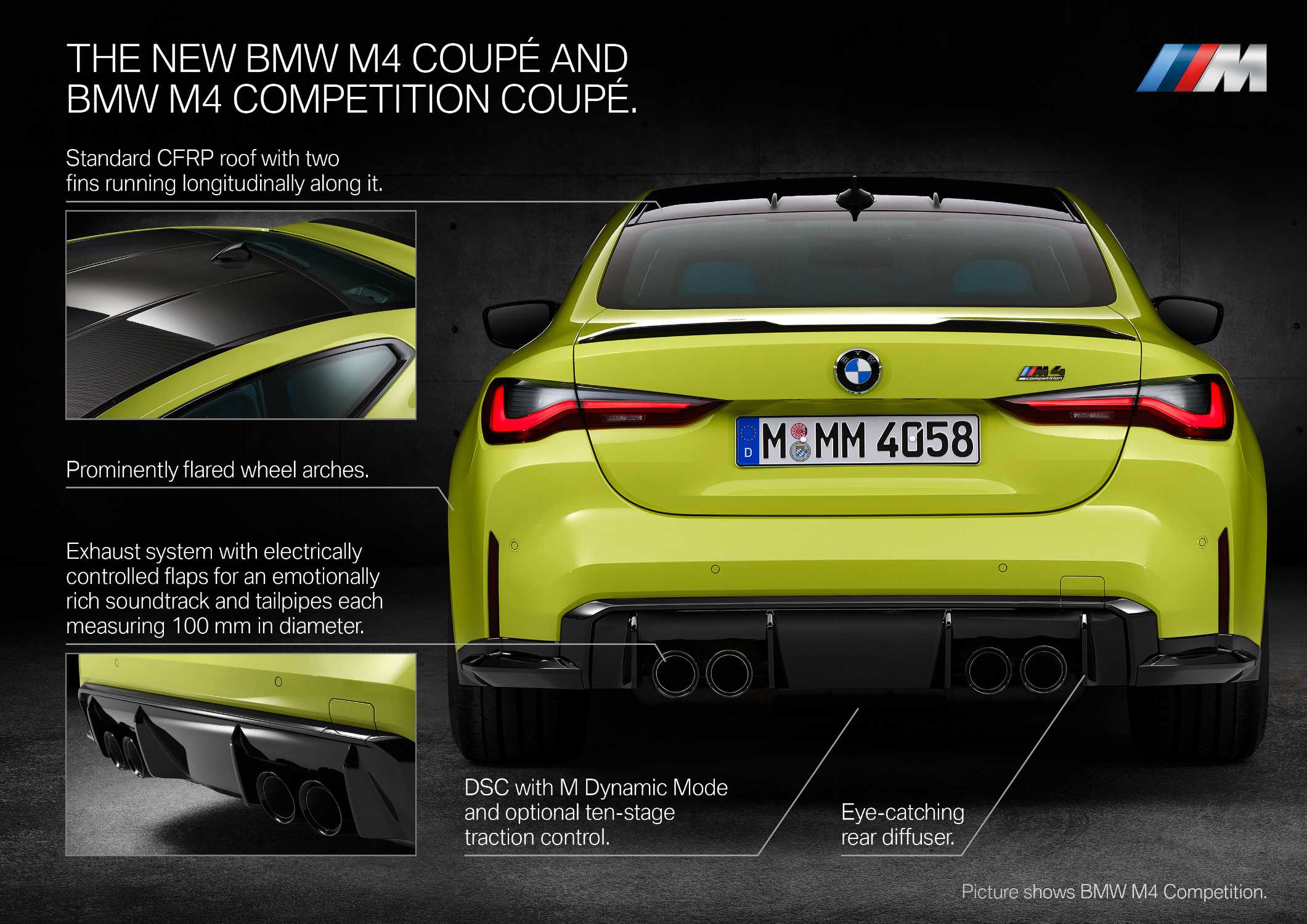 The new BMW M4 Competition Coupé (09/2020).