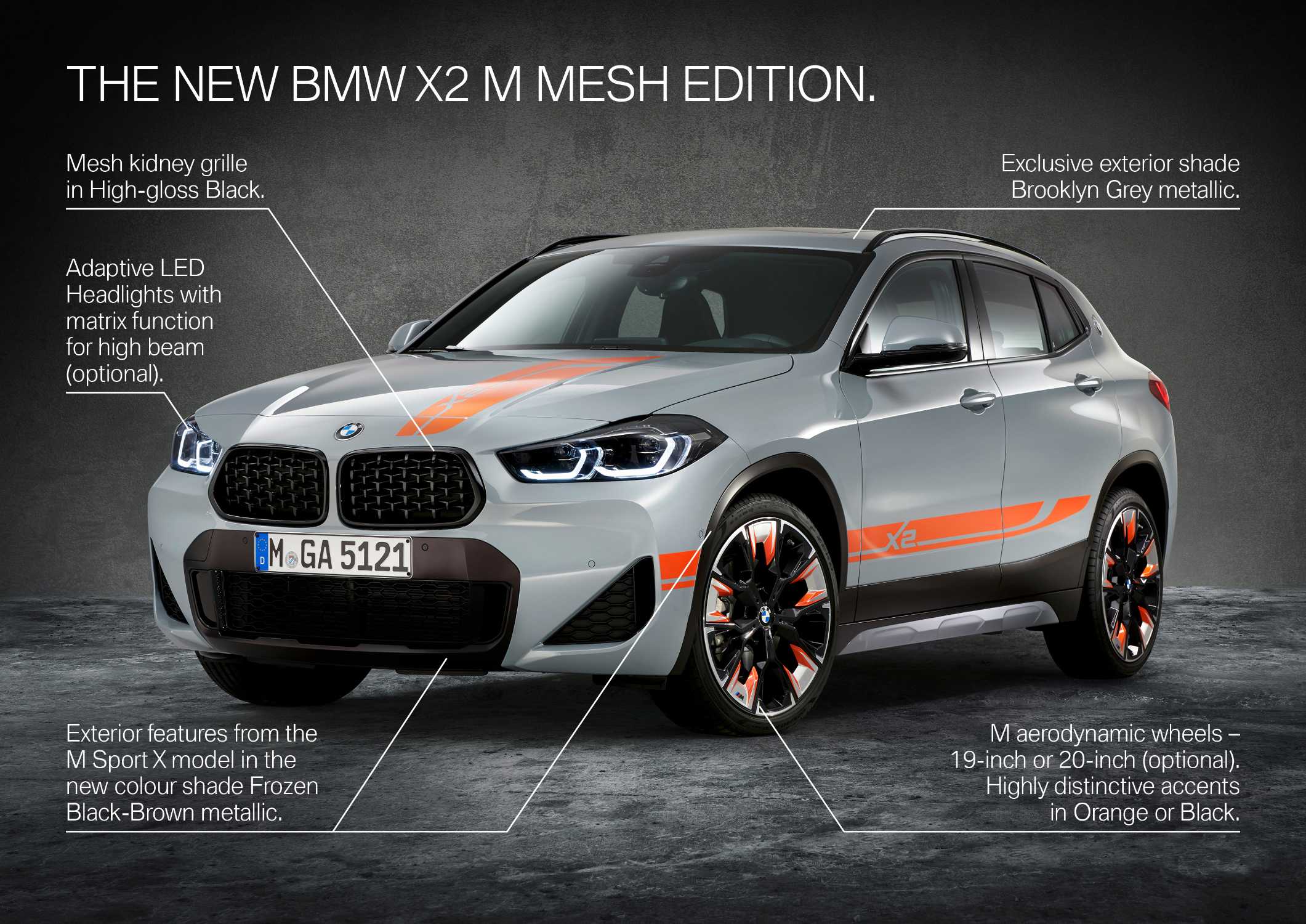 The new BMW X2 xDrive20i M Mesh Edition (09/2020).