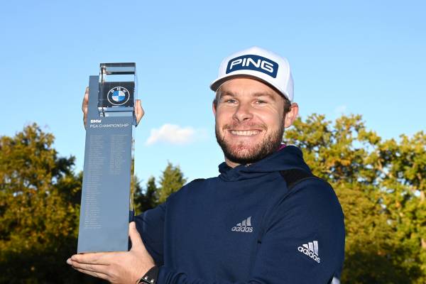 Nerven Aus Stahl Tyrrell Hatton Gewinnt Die Bmw Pga Championship 2020