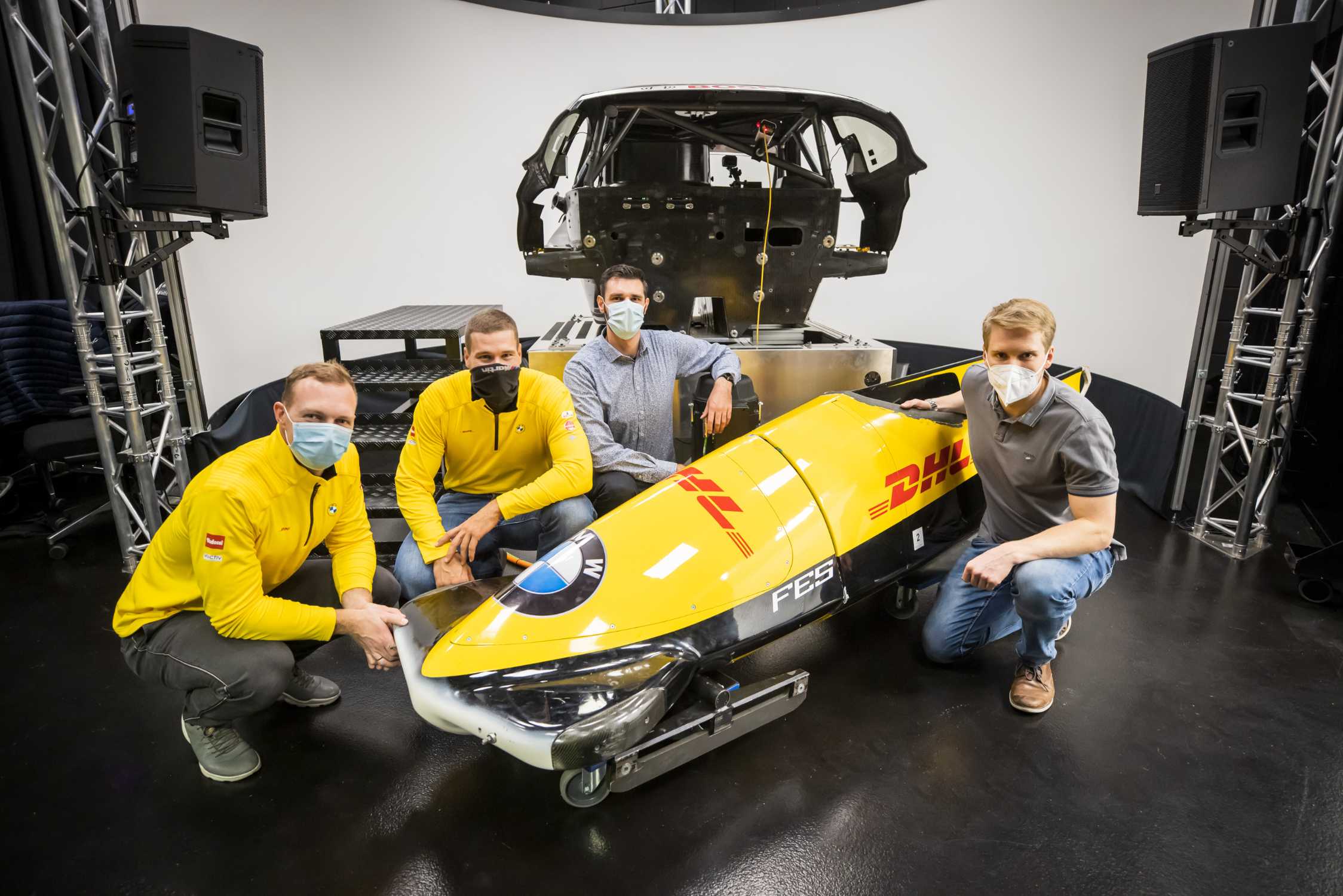 Johannes Lochner, Francesco Friedrich, Gino Martens, Julian von Schleinitz.