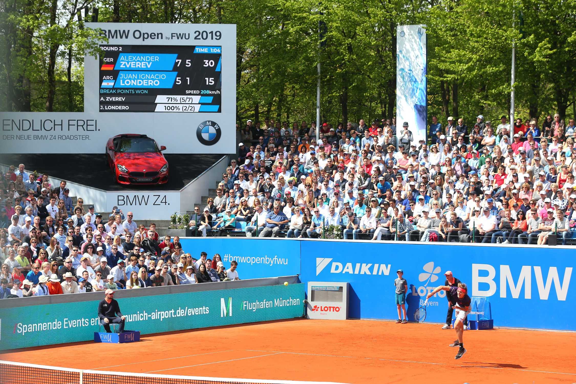 BMW Open: BMW verlängert Partnerschaft des beliebten ATP-Traditionsturniers  in München.