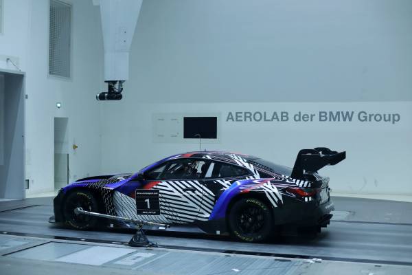 Munich (GER), 8th October 2020. BMW M Motorsport, BMW M4 GT3, development, Aerolab BMW Group, wind tunnel.