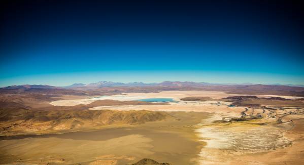 View Of The Salt Lake Salar Del Hombre Muerto In Northern Argentina Responsible Extraction Of Lithium By Livent Livent 03 2021