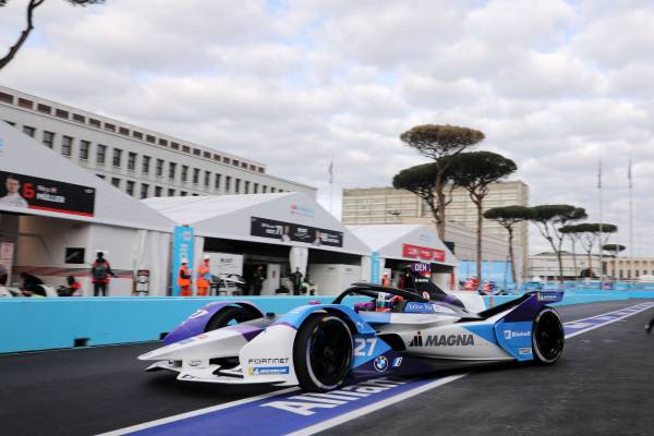 Rome (ITA), 8th April - 11th April 2021. ABB FIA Formula E World Championship, Season 7, Rome E-Prix, Jake Dennis (GBR) #27 BMW iFE.21, BMW i Andretti Motorsport.