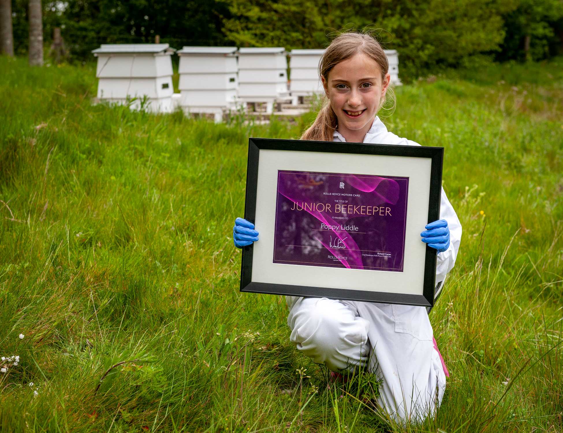 ROLLS-ROYCE APPOINTS POPPY LIDDLE AS FIRST-EVER JUNIOR BEEKEEPER