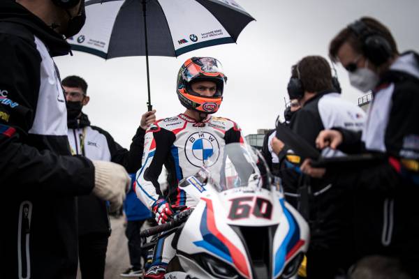 Aragon (ESP), 23rd May 2021. FIM Superbike World Championship WorldSBK. BMW Motorrad Motorsport. BMW Motorrad WorldSBK Team, #60 BMW M 1000 RR, Michael van der Mark (NED).