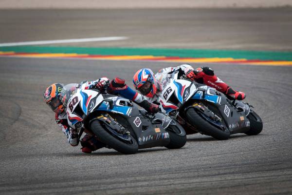 Aragon (ESP), 23rd May 2021. FIM Superbike World Championship WorldSBK. BMW Motorrad Motorsport. BMW Motorrad WorldSBK Team, #60 BMW M 1000 RR, Michael van der Mark (NED).