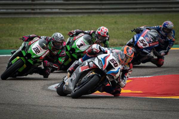 Aragon (ESP), 23rd May 2021. FIM Superbike World Championship WorldSBK. BMW Motorrad Motorsport. BMW Motorrad WorldSBK Team, #60 BMW M 1000 RR, Michael van der Mark (NED).