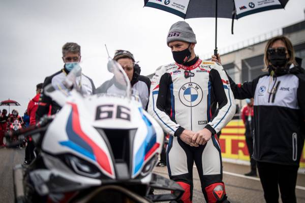 Aragon (ESP), 23rd May 2021. FIM Superbike World Championship WorldSBK. BMW Motorrad Motorsport. BMW Motorrad WorldSBK Team, #66 BMW M 1000 RR, Tom Sykes (GBR).