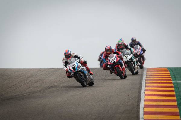 Aragon (ESP), 23rd May 2021. FIM Superbike World Championship WorldSBK. BMW Motorrad Motorsport. BMW Motorrad WorldSBK Team, #66 BMW M 1000 RR, Tom Sykes (GBR).