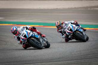 Aragon (ESP), 23rd May 2021. FIM Superbike World Championship WorldSBK. BMW Motorrad Motorsport. BMW Motorrad WorldSBK Team, #66 BMW M 1000 RR, Tom Sykes (GBR).