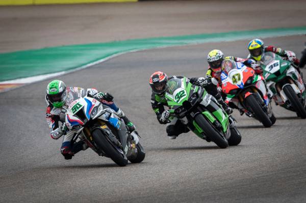 Aragon (ESP), 23rd May 2021. FIM Superbike World Championship WorldSBK. BMW Motorrad Motorsport. RC Squadra Corse, #50 BMW M 1000 RR, Eugene Laverty (GBR).