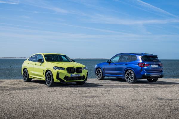 The new BMW X3 M Competition and the new BMW X4 M Competition.