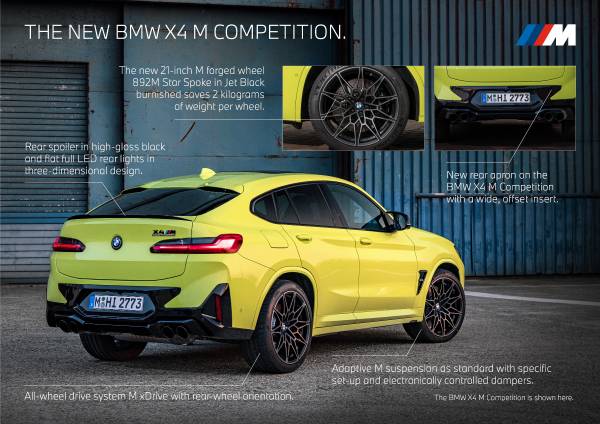  El nuevo BMW X3 M Competition y el nuevo BMW X4 M Competition ( / ).