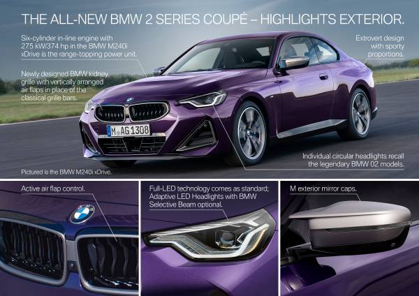 The all-new BMW 2 Series Coupé.