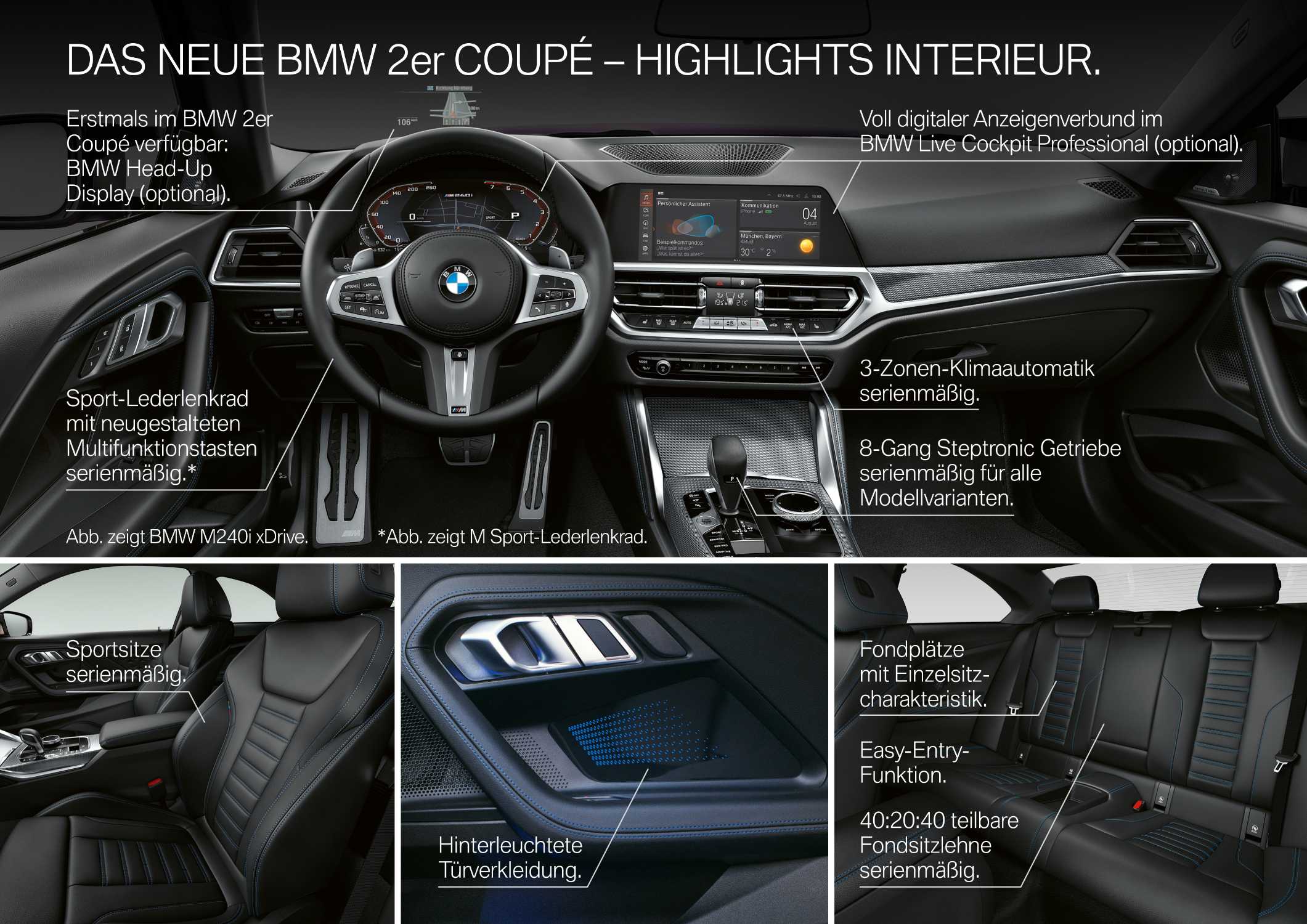 Das neue BMW 2er Coupé - Highlights (07/2021).