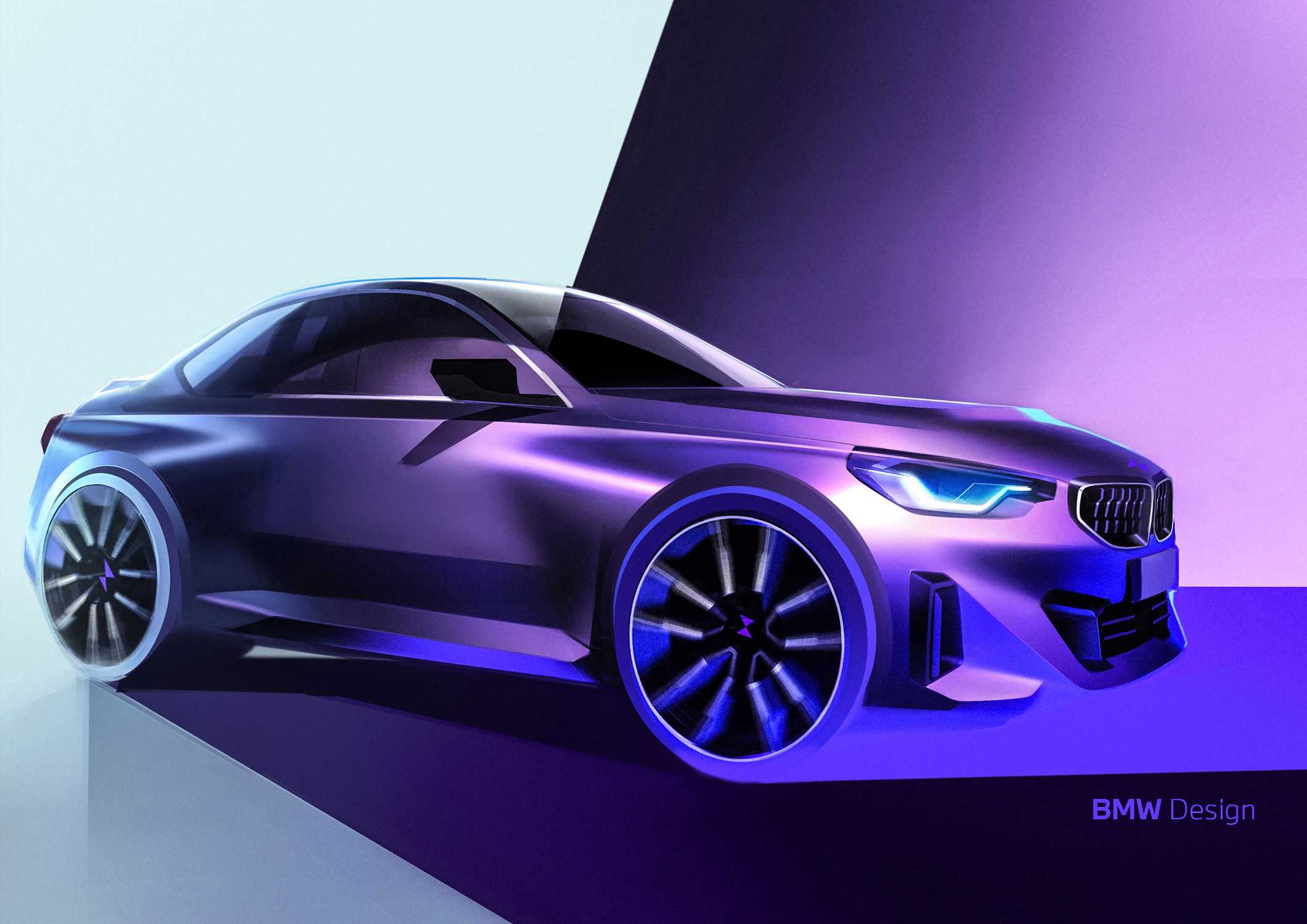 The all-new BMW 2 Series Coupé - Design Sketches (07/2021).