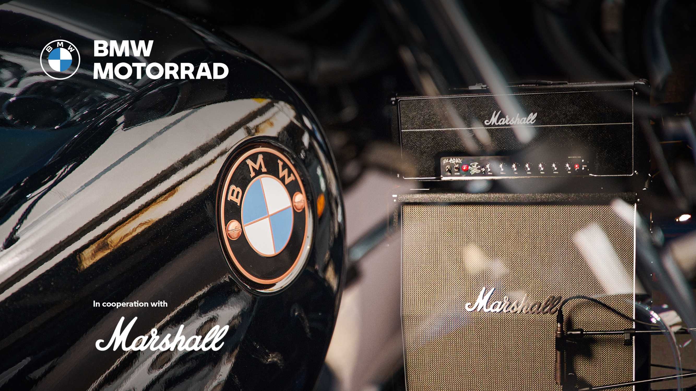 BMW Motorrad and Marshall announce strategic partnership.