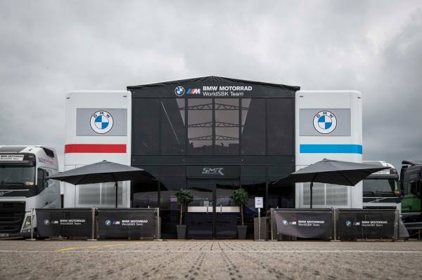 Assen (NED), 24th July 2021. BMW Motorrad Motorsport, FIM Superbike World Championship (WorldSBK), new BMW Motorrad Motorsport hospitality.