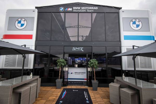 Assen (NED), 24th July 2021. BMW Motorrad Motorsport, FIM Superbike World Championship (WorldSBK), new BMW Motorrad Motorsport hospitality.
