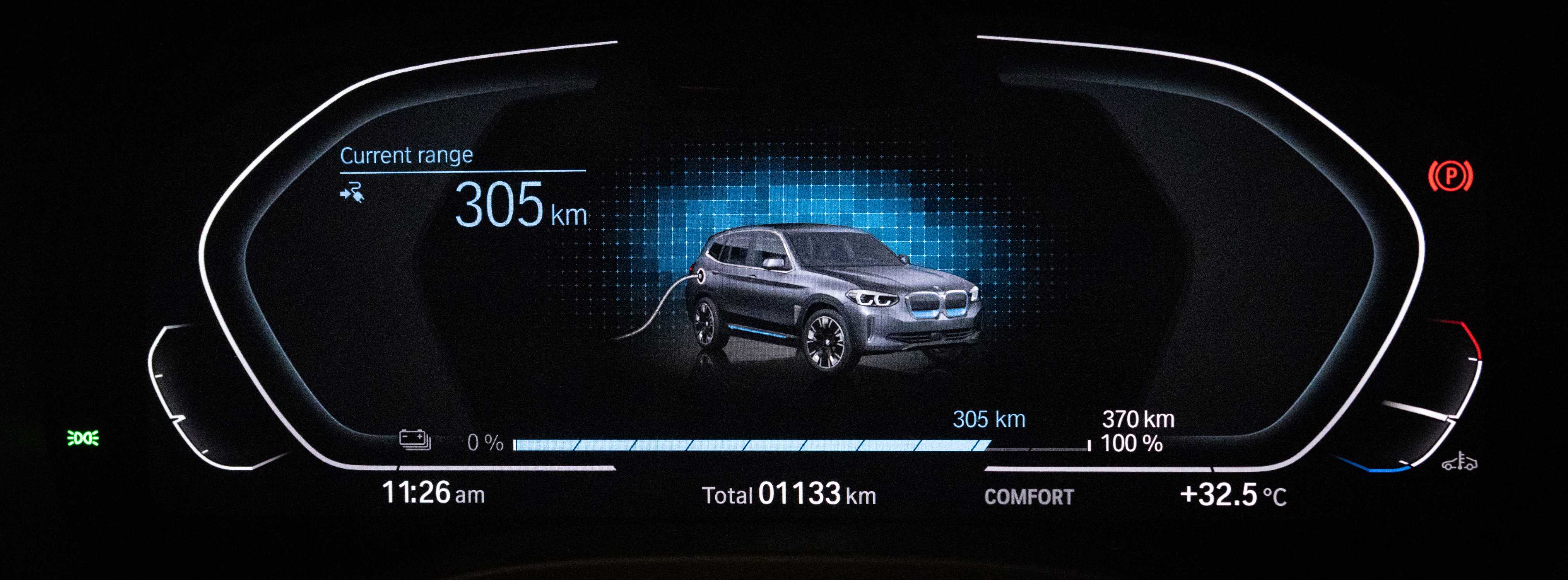 The first-ever BMW iX3 in Singapore - interior (08/2021)