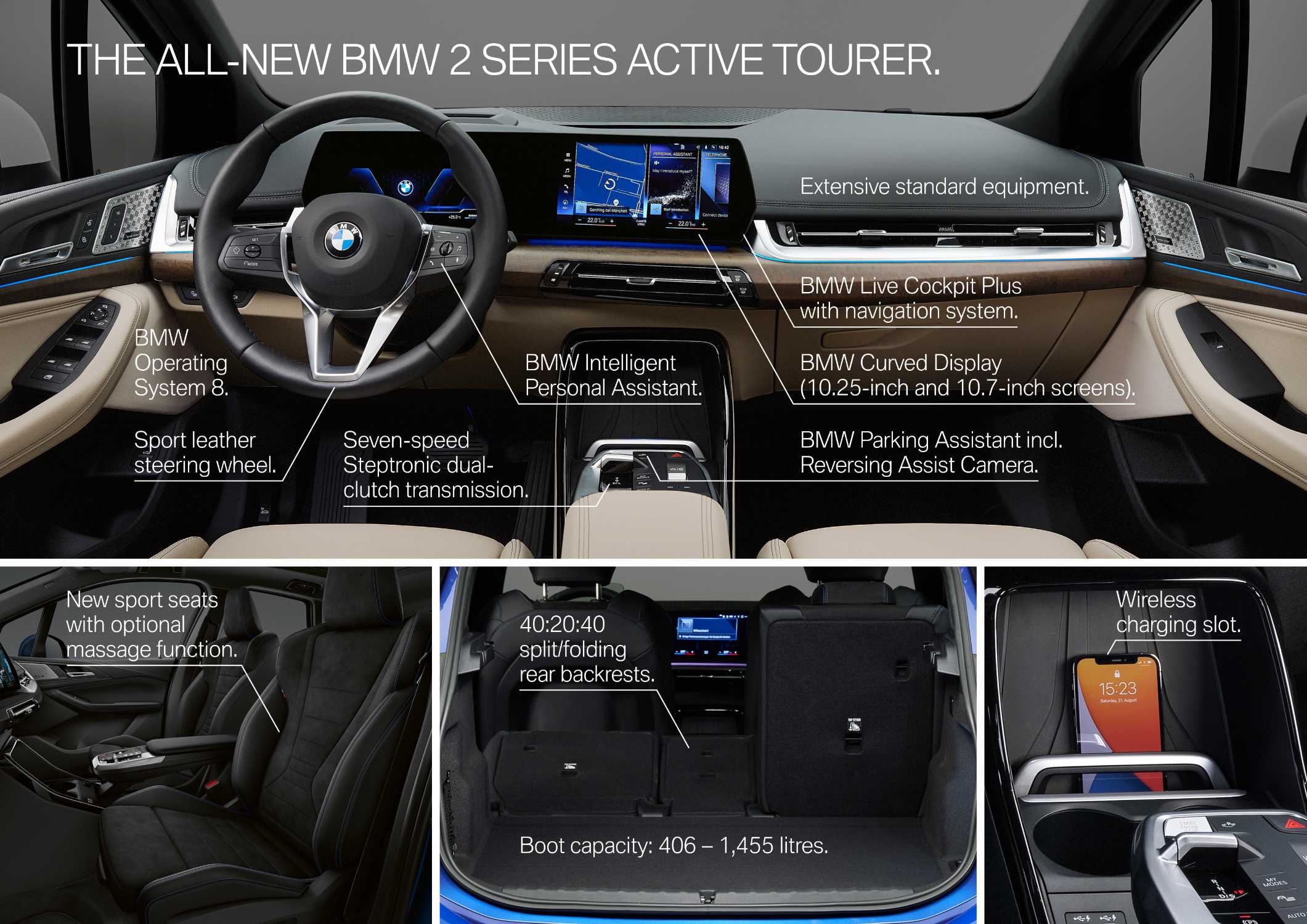The all-new BMW 2 Series Active Tourer - Highlights (10/2021).